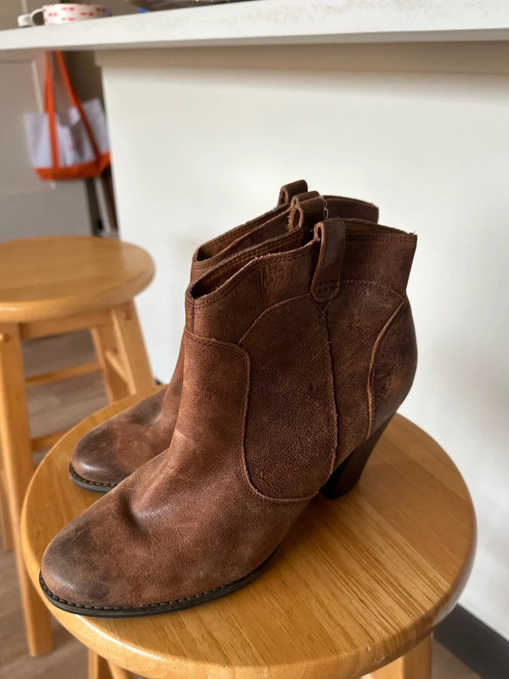 Clark’s Heeled Leather Boots